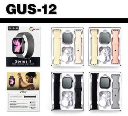 GUS-12 Dual Strap Premium Smart Watch