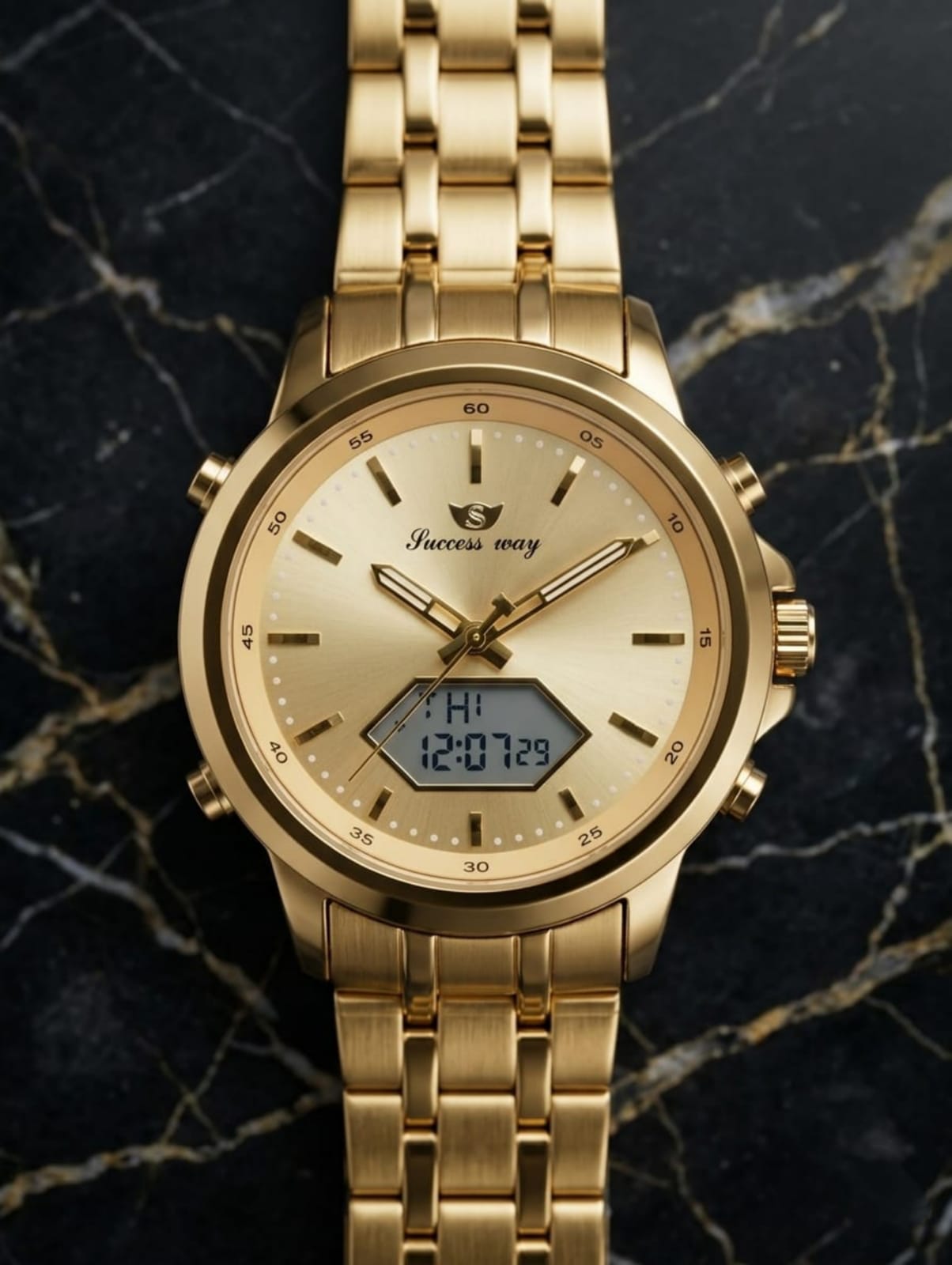 Success Way Classic Stainless Steel Watch