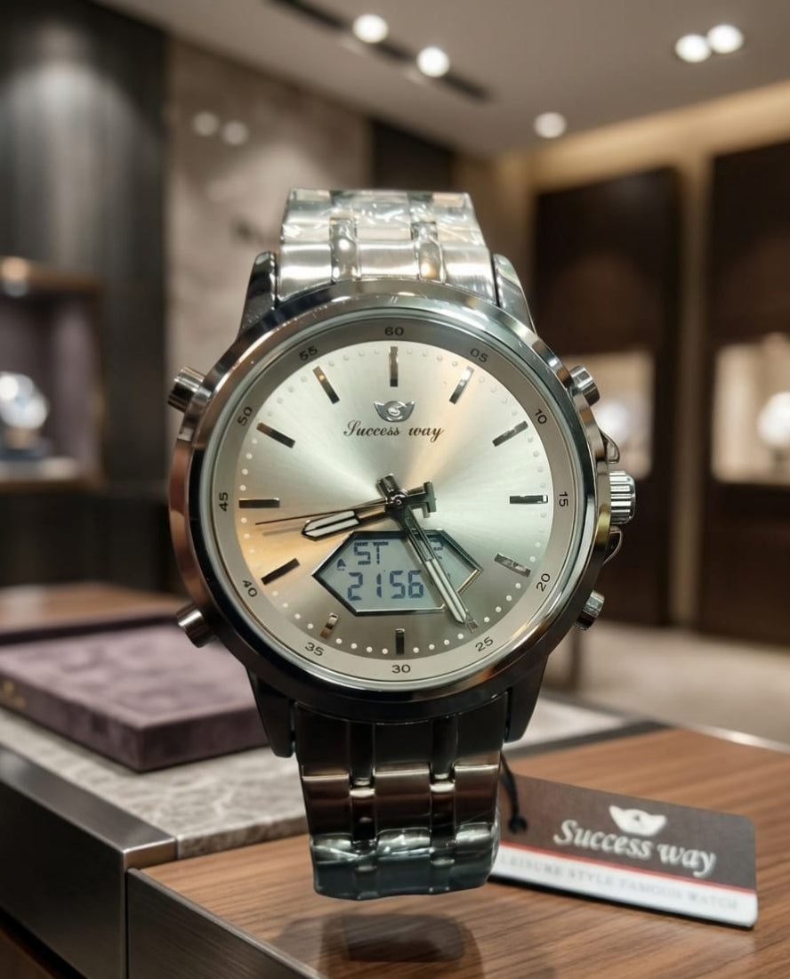 Success Way Classic Stainless Steel Watch