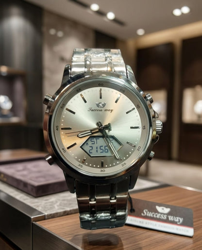 Success Way Classic Stainless Steel Watch