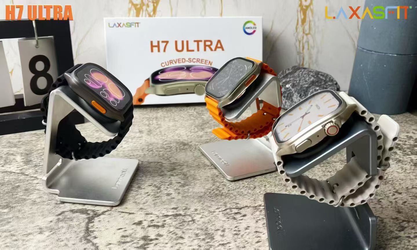 H7 Ultra Curved Screen Premium Smart Watch